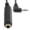 AKNPMHT 6.35MM Mono Standard Plug Female to 3.5mm Stereo Mini