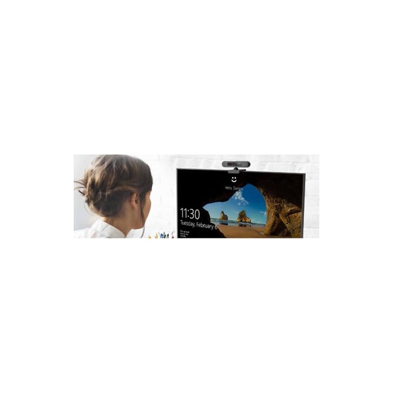 Lenovo 500 Full HD USB Webcam, Negro
