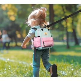 STEAMEDBUN Backpack Leash for Toddlers 1-3: Baby Backpack with Leash for Boys Girls - Anti-Lost Harness for Walking