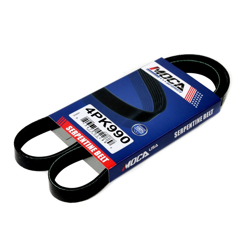 WINBEST 4PK890 4PK990 2X Serpentine Belt Fit for Mazda 1995-1998