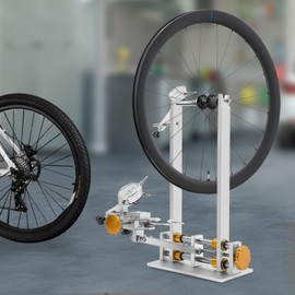 HinLIaDa Bicycle Wheel Truing Stand, Bike Bicycle Wheel Tyre Professional Truing Stand Bike Repair Truing Bearing Stand Wheel Maintenance Repair Alignment Balance Bike Repair Maintenance Support Tool