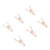 60pcs Wire Clothes Pins Antislip Creativity Metal Wire Hollow Out