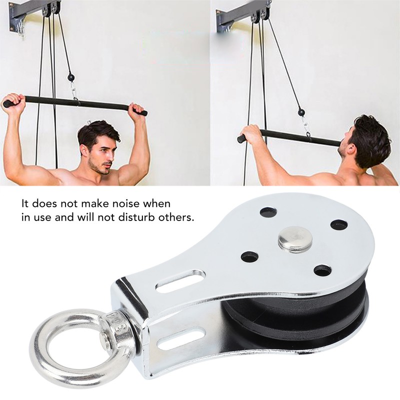 Lifting Single Pulley High Load Bearing Iron Noise Free Swivel