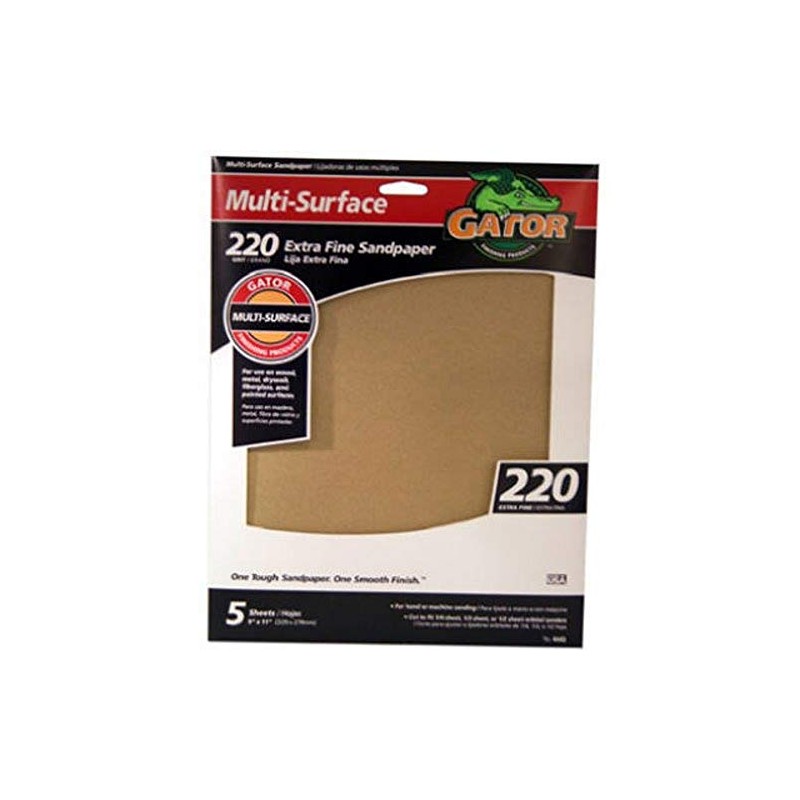 Ali Industries 4443 Grit 9-Inch x 11-Inch Sandpaper - 5