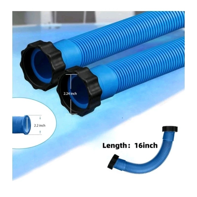 Zefioge 2pk 1.5" Diameter Replacement Pool Hose,Pool Pump Replacement Hose