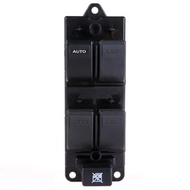 GDSMOTU Power Window Switch Front Left Compatible for Mazda for 6 2003-2012, Master Power Window Control Switch Replace GJ6A66350A