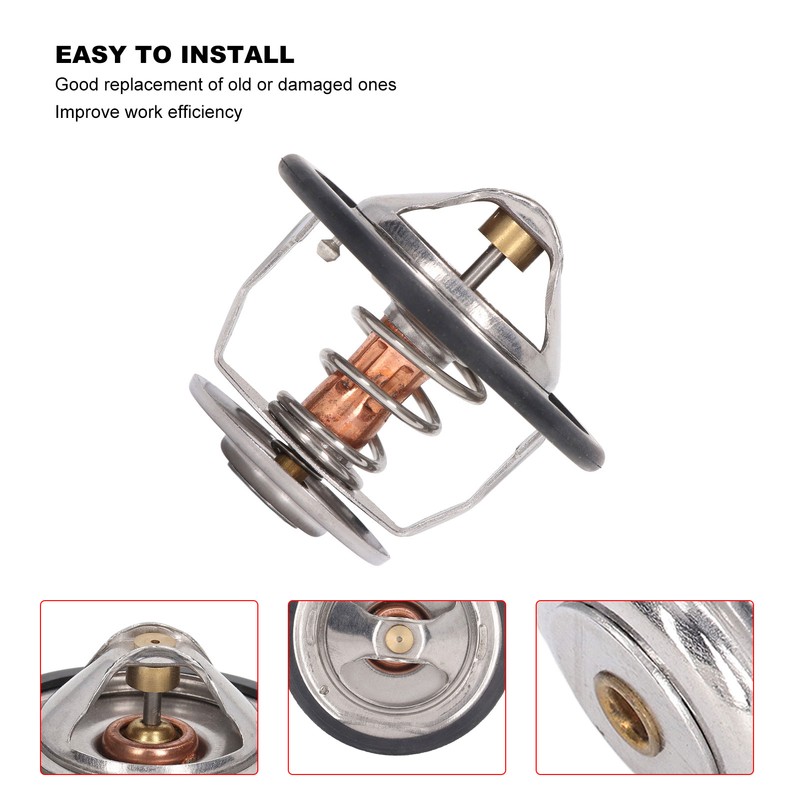 Engine Thermostat 71℃ 600‑421‑6310 Replacement for Komatsu D53A‑17 D53P‑17 D31P‑18A