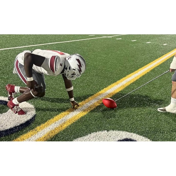 NW Athletics Football Snapper Stick, Telescoping Training Tool, Easily Collapsable