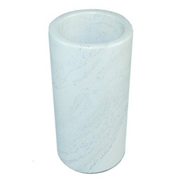 Natural Stone Straight Vase - Handcrafted in Soapstone - Modern Design - 3 Sizes from 10 to 15 cm Fair Trade (5)