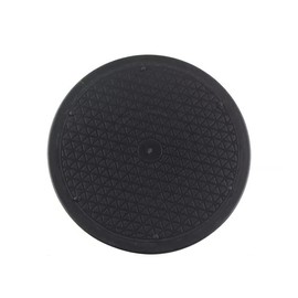 AIMALL Heavy Duty Rotating Swivel Stand Lazy Susan Turntable for TV Potted Plants, 10-12 inches, Black, 25KG Load Capacity, Smooth 360-Degree Rotation