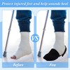 Geyoga 2 Pack Cast Socks Toe Cover for Leg, Ankle