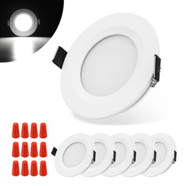 ULITECO RV Ceiling Recessed Light 12V, LED RV Puck Light, Ultra-Thin RV Lights Interior,High Brightness for Camper Van Truck Motorhome Boat Sailboat Roof Under Cabinet Lightin