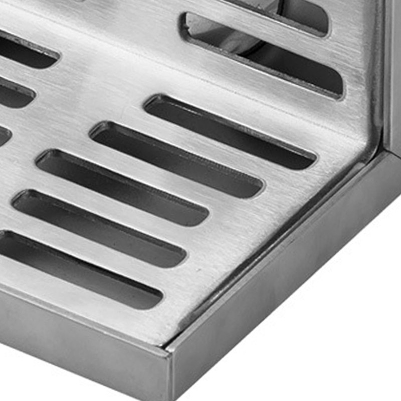 Side Drain 304 Stainless Steel Corrosion Resistance Thickened L Shape