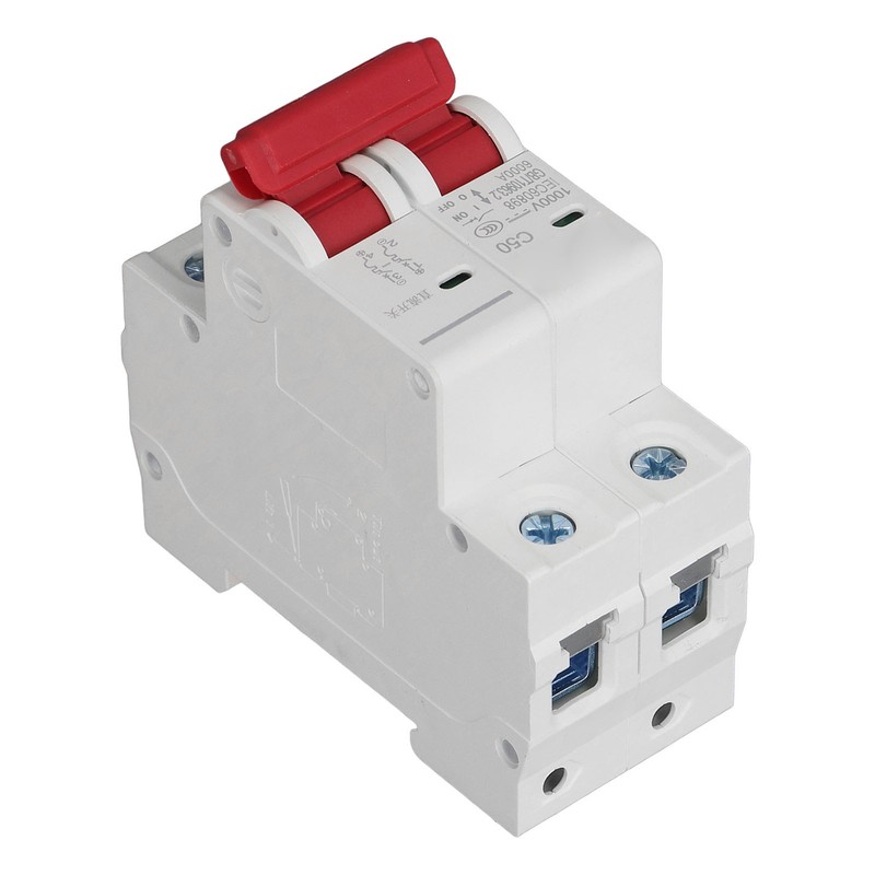 DC Miniature Circuit Breaker 2P Solar PV System 50A DIN