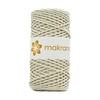 MAKRAMA Cuerda Algodón 2mm 100m para Macrame Colores (Crudo)