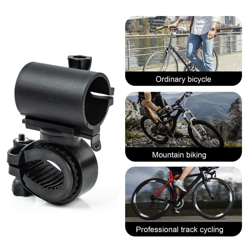 xiruiubao Torch Mount Bicycle, 360 Degree Rotatable Bicycle Light Holder