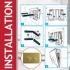 SPARES2GO Luxury Flush Plate Kit for Concealed Toilet Cistern Wall