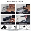 ETL INDUSTRIES Tailgate Hinge Set Steel Reinforced Heavy Duty Rear