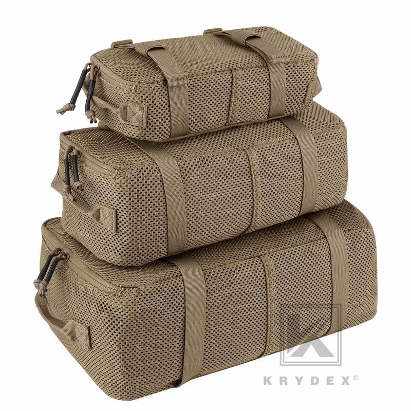 KRYDEX Tactical Modular Pouch Set Outdoor Backpack Organizer Travel Suitcase