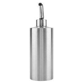 Oil Bottle, 550ml Stainless Steel Oil Bottle Vinegar Sauce Dispenser Container Home Kitchen Supplies Oil Dispenser (A)