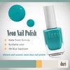 duri 789 Blue Daydream - Neon Blue Nail Polish, Semi