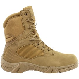 Bates Men's GX-8 Side Zip Dryguard Composite Toe Military and Tactical Boot, Coyote, 6