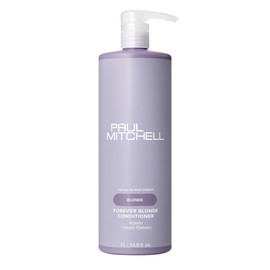 Paul Mitchell Forever Blonde Conditioner, Repairs + Deeply Hydrates, Ideal For Bleached + Lightened Hair, 33.8 oz