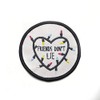 Strange Things Inspired Friends Dont Lie Woven Patch Clothes Appliqué