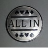 All In Poker Chip / Silver Clad Card Protector Bounty