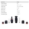 Solar Panel Connectors 100 PCS MC4 connectors IP67 Waterproof Connectors