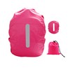 Waterproof Backpack Cover with Reflective, 15L-25L Rucksack Rain Cover with