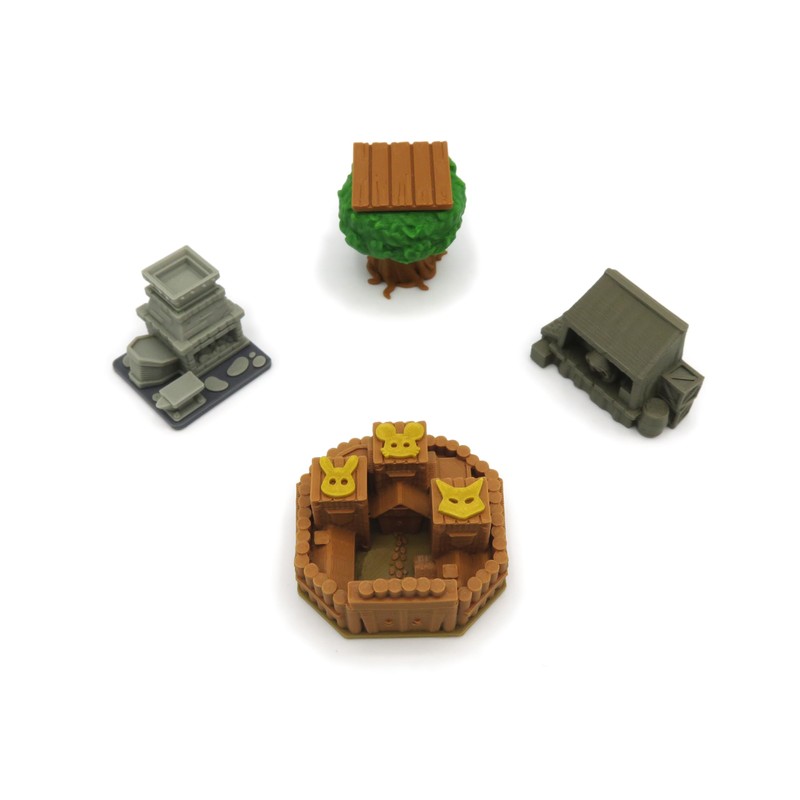 BGExpansions - All In Set for Root, 138 Pieces, High-Quality