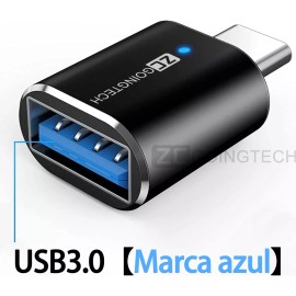 Zcgoingtech Adaptador Otg Usb Tipo C A Usb 3.0 5gbps 2 Piezas