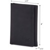 Genuine Leather Trifold Wallets for Men Travel Slim Front Pocket