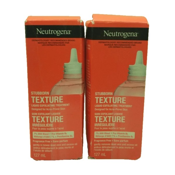 Neutrogena 2X! Neutrogena Stubborn Texture Liquid Exfoliating Treatment For Acne