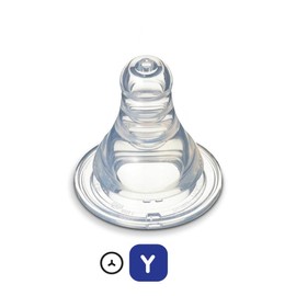 Pigeon Flexible Peristaltic Teat Y-Cut X 2
