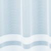 NetCurtainsUK Alaska Stripe Semi Plain White Net Curtain - Sold