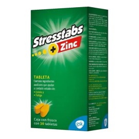 Multivitamínico Stresstabs Con Zinc, 30 Tabletas                                                                                                      