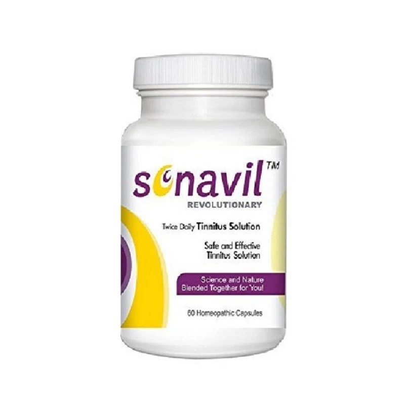 Sonavil Tinnitus Relief Safe and Effective Homeopathic Solution 2 Pack