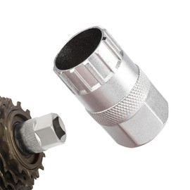 PYRUVAE Cassette & Sprocket Removal Tool Compatible with Shimano, Sunrace and Other 12 Grooves (Silver