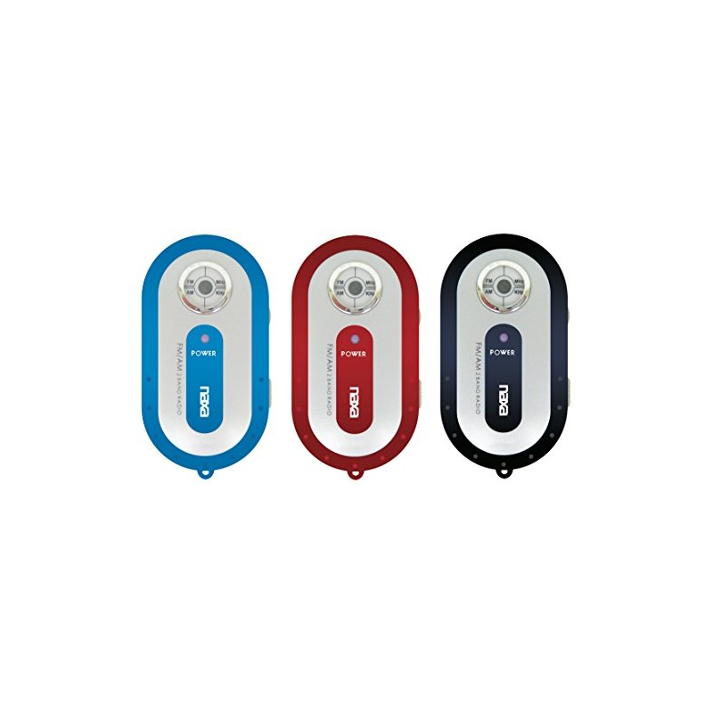 NAXA NR720BL Am/Fm Mini Pocket Radio (Blue)