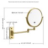 AIREMOEN Cosmetic Mirror,Makeup Mirror,Vanity Mirror (Elliptical Bases)