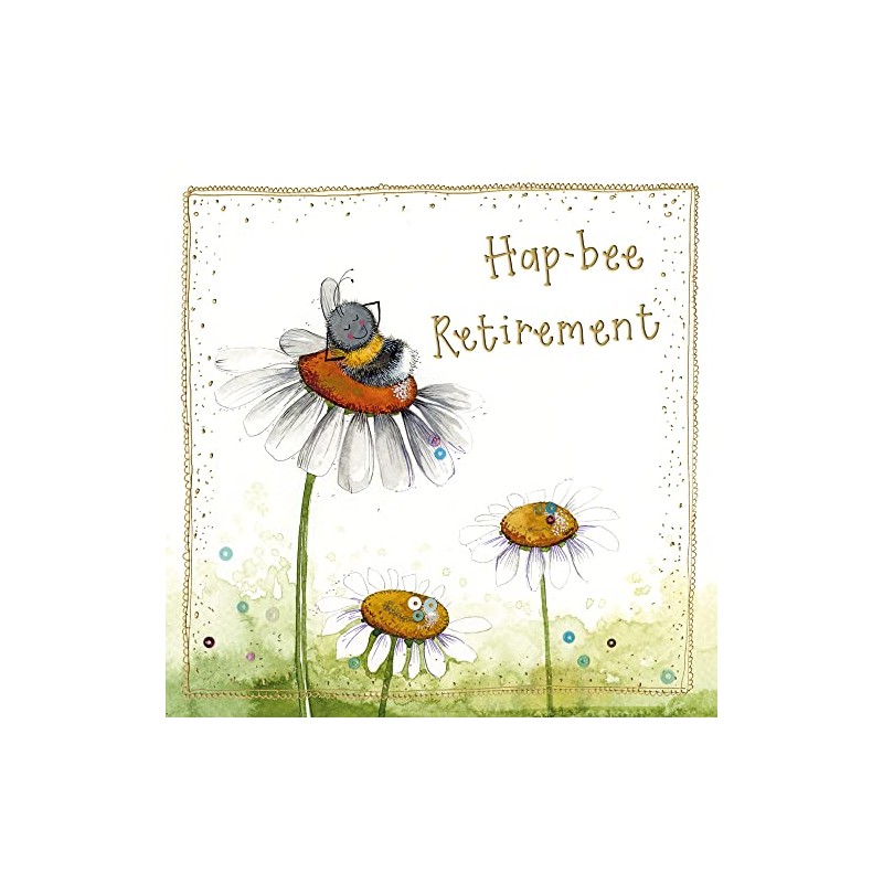 Alex Clark Happy Bee Retirement Foil Card