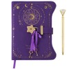 JUSTVEL Keyed Notebook, Diary, B6 Notebook, Keyed, Refillable, Horizontal Ruled,