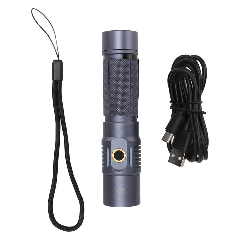 Super Bright Flashlight IPX7 Waterproof White Light Portable Rechargeable Flashlight