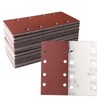 STEBRUAM Sanding Sheets 30 Pieces, 93 x 185mm Square Hook