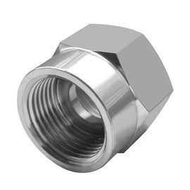 Beduan Garden Hose Adapter, 3/4" GHT Female x 3/4" NPT Female Connector,GHT to NPT Adapter Stainless Steel Garden Hose to Pipe Fittings Connect