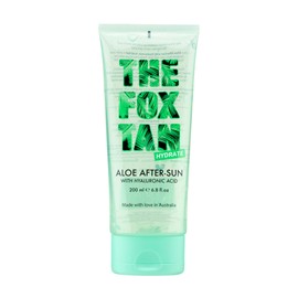 The Fox Tan Aloe After-Sun Gel, Cooling, Soothing & Hydrating for Sunburnt & Dry Skin, Promotes Long-Lasting Tans, Vegan & Cruelty-Free, 200mL