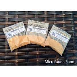 Microfauna Springtail Isopod Food - 30+ Day Supply - Vitamin Fortified - MVB Exotics