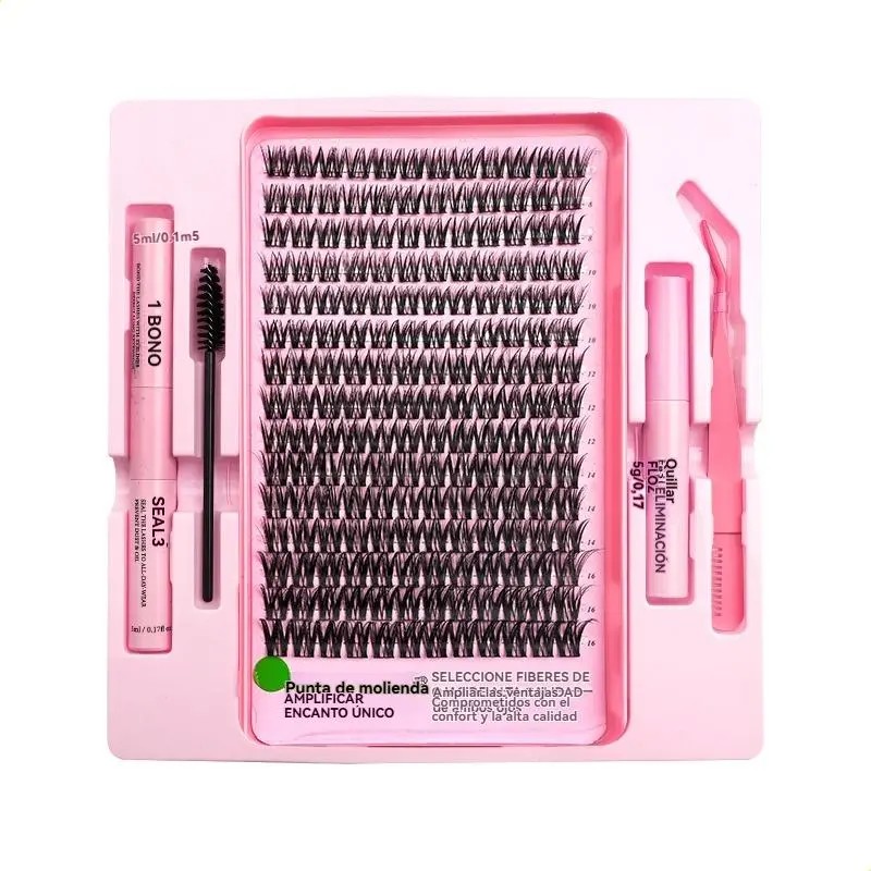Kit Para Extensiones De Pestañas, Que Incluye Pinzas Y Pegam